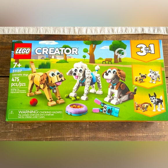 LEGO Creator 3-in-1 Adorable Dogs #31137 475pcs - Picture 1 of 2